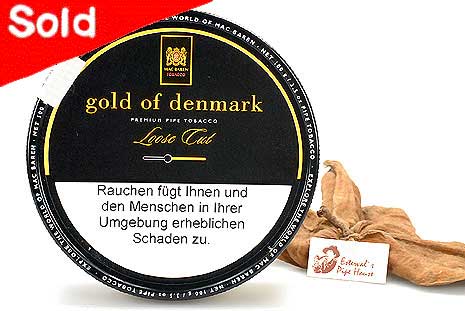 Mac Baren Gold of Denmark Loose Cut Pipe tobacco 100g Tin